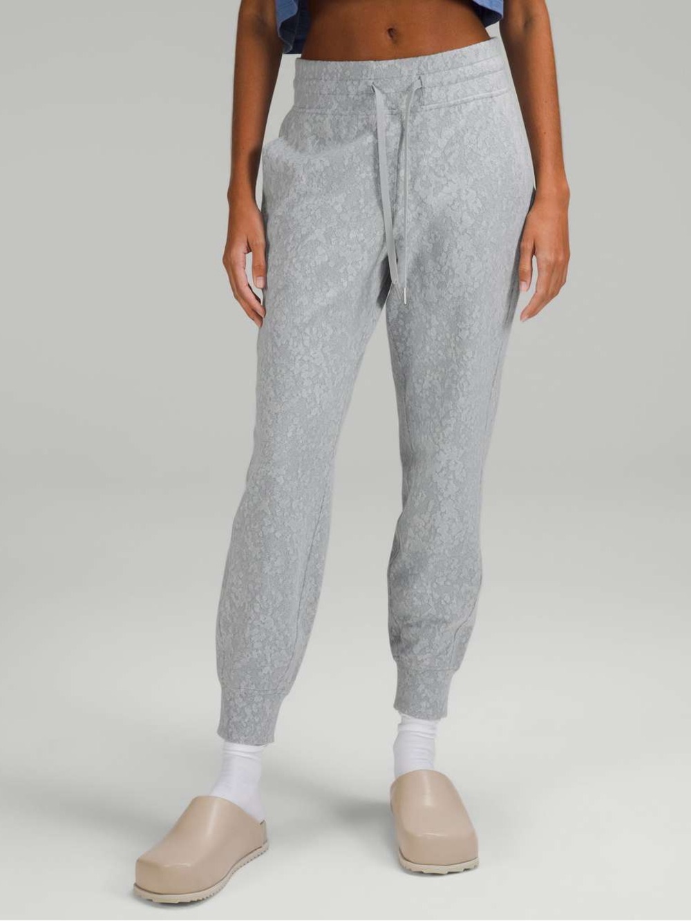 019. Lululemon Ready to Rulu HR Jogger Speckle Spritz Jacquard Rhino Grey 6 28”